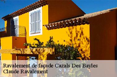 Prix ravalement de façade à Cazals Des Bayles