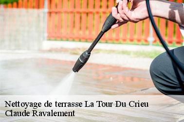 Le nettoyage de terrasse à La Tour Du Crieu par nos professionnels